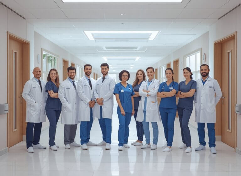 Hospital Industry Uniforms for Healthcare Professionals in UAE